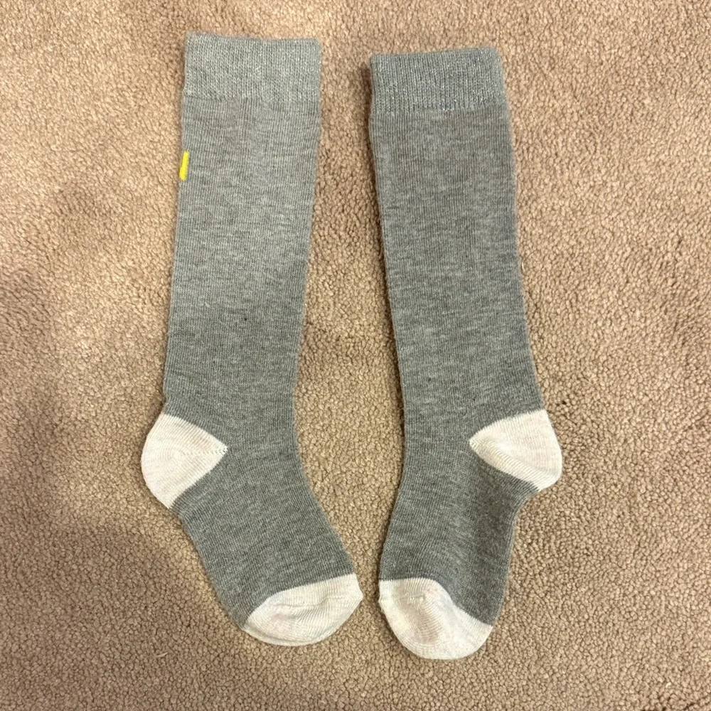 Gray Unicorn Themed kids Socks. EUC. Wore few times only. White/Gray. Glittery